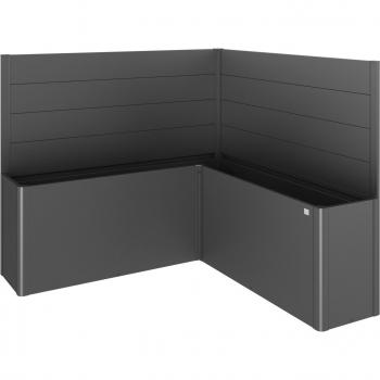 Sichtschutz zu Pflanzbeet Belvedere L-Form ohne Acrylglas
