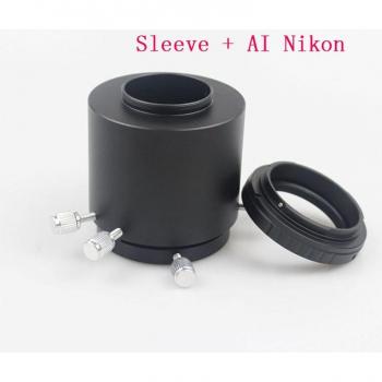 Adaptador telescópico para cámara, accesorio de dos tubos, diámetro exterior 49mm a 58mm
