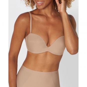 TRIUMPH BH trägerlos STEPY SOFT smooth skin beige | 80C