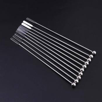 10pcs Stainless Steel Cocktail Swizzle Sticks