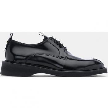 Zapatos Mocasines Derby LOTTUSSE mujer piel vacuno negro