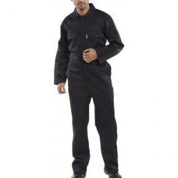 B-Click Workwear Regular PC Boiler Suit - Black Size L