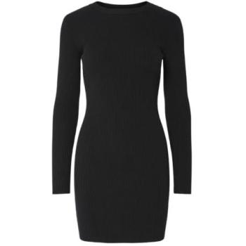 Robe Tricotée Courte Noir XL