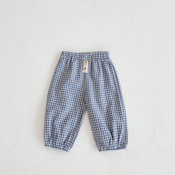 Pantalones informales de algodón para niños y niñas