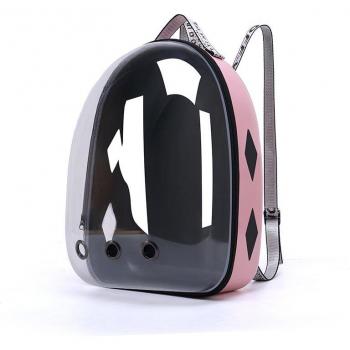 Schwarzer Haustier Packbag mit Luftkammer – Katzen & Kleine Hunde