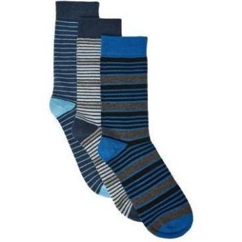 Navy Blue Fine Stripe Trio