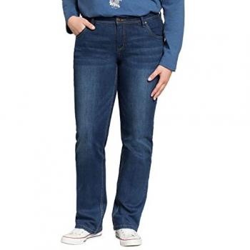 Sheego Damen Jeans mit gerader Beinform