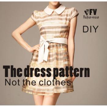 Plantilla de Costura Vestido DIY BLQ-32