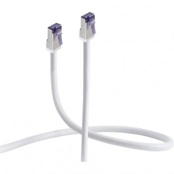 FLEXLINE Cat. 6A S/FTP High-Flex Patch Cable, White, 10m