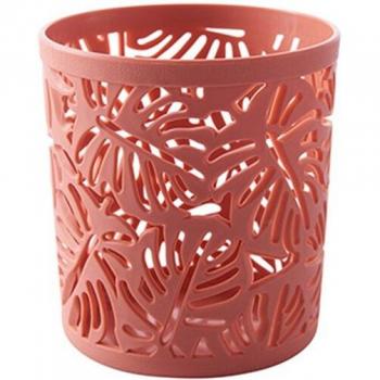 Pot à crayons en plastique dentelé pour bureau