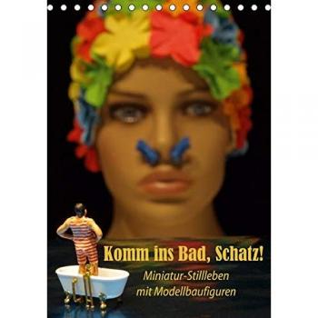 Komm ins Bad, Schatz! Miniatur-Stillleben mit Modellbaufiguren