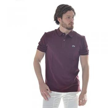 Lacoste Slim-Fit Polo-Shirt aus Baumwolle - Größe L - rot