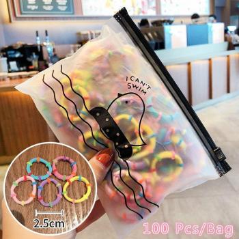 50/100 Pcs Cute Hair Rubber Bands for Children