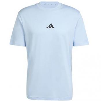 T-Shirt court adidas Essential S logo bleu clair