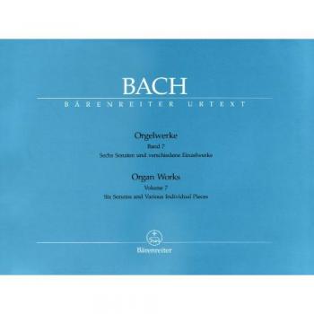 Partitions classique BARENREITER BACH J.S. - ORGELWERKE VOL.7, 6 SONATEN UND VERSCHIEDENE EINZELWERKE - ORGUE Orgue