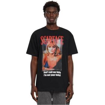 Heavyweight Black Men’s Oversized Scarface Shirt