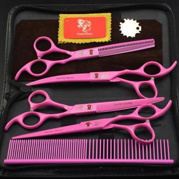 Set de tijeras para mascotas 7 pulgadas 61HRC