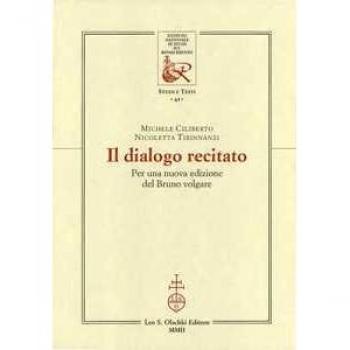 Il dialogo recitato. Per una nuova edizione del Bruno volgare