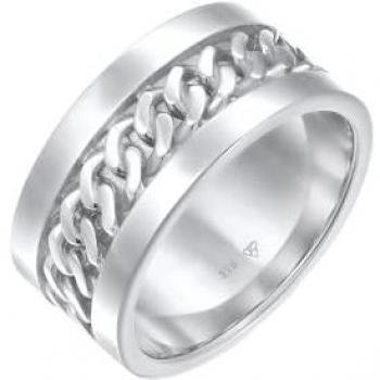 Elli Damenring Panzer Design aus 925 Silber