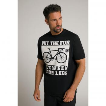 T-shirt JAY-PI con stampa ciclismo nera 6XL