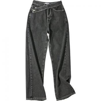 Vintage Hohe Taille Jeans mit Gürtel
