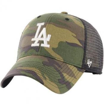 Los Angeles Dodgers Branson 47 Camo Trucker Cap One Size black