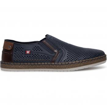B5297-14 Rieker Stoff-Sneakers Dunkelblau