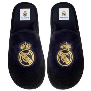 Real Madrid 24-25 Marpen Suatex Black Slip‑On Athletic Slippers, EU 8 / Men & Women