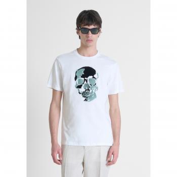 Camiseta Antony Morato Estampada de Goma XXL Blanca