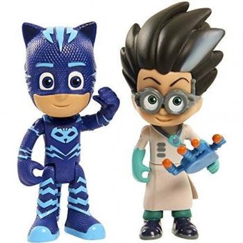 Mascotte Gattoboy & Romeo – Set a Due di Statuette Blu