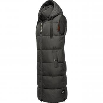 Chaleco 'Schnuffelchen' de NAVAHOO en Gris Oscuro/Negro/Blanco