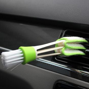 Double Air Outlet Cleaning Brush for Car