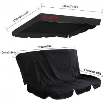 Waterproof Patio Swing Replacement Canopy