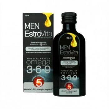 EstroVita MEN kwasy omega 3-5-6-9 dla mężczyzn 150 ml