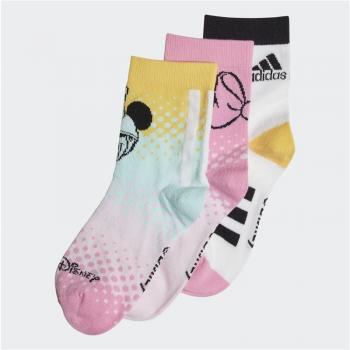 ADIDAS Kinder Socken Disney Minnie Maus, 3 Paar - Weiß - Unisex