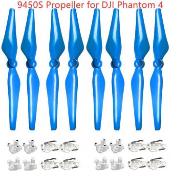 Quick Release 9450S Propeller Replacement Kit for DJI Phantom 4 Pro Drone - 8pcs Wing Fan Accessories