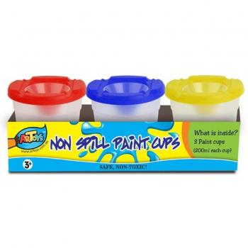 Washable Gouache Paint Cups 200ml Spill Proof