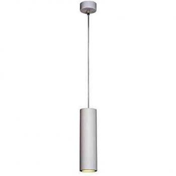 Plaster Ceiling Pendant Light Gipsy by Lucide in White (Ø 7cm)