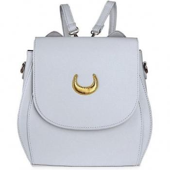 Mochila Coreana Sailor Moon negra y blanca