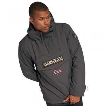 Napapijri Rainforest Winter, Chaqueta para Hombre, Gris (Dark Grey Solid 198)