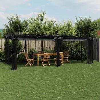 Tonnelle de Jardin 6x3 m en Acier avec Filet
