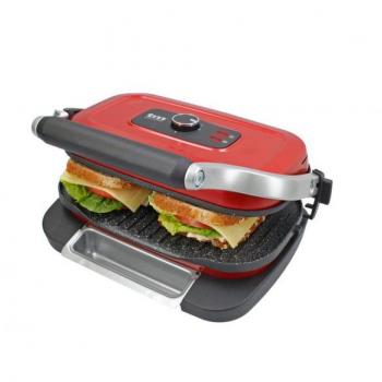 GRILL RETRO ROJO 1300W TM