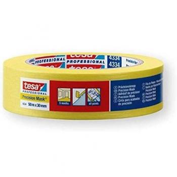 Tesa - precision standard 04344-00001-00 Nastro crespato Präzisionskrepp® Giallo 50 m x 38 mm 1 pz