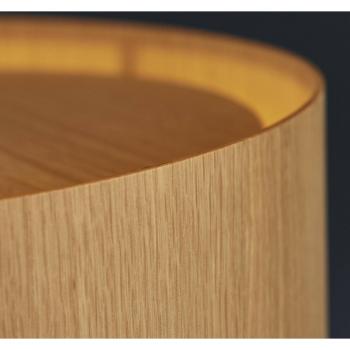 Lámpara colgante FRANDSEN FM 1954, Ø 28 cm, roble natural, madera