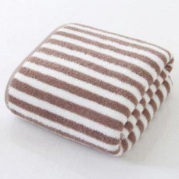 Adult Striped Terry Cotton Bath Towels