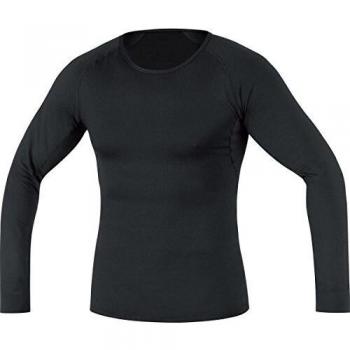 Herren Gore Wear Base Layer Longshirt für Teams – Schwarz, M