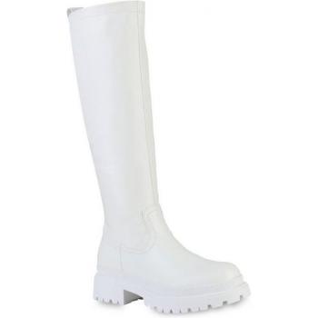 Stivale Van Hill Bianco Violet