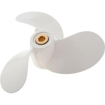 Professionele Mariene Propeller 2.5 Hp Witte Afwerking voor Yamaha 7 1/4 x 6 BS