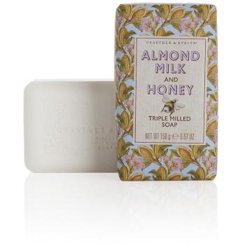 Crabtree & Evelyn Almond Milk and Honey Triple Milled Soap, 1-piece pack