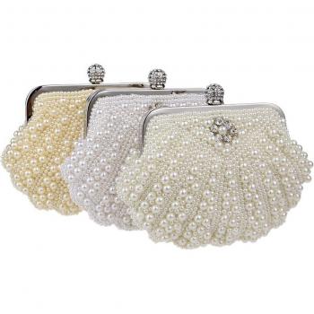 Perlenzauber Abendtasche